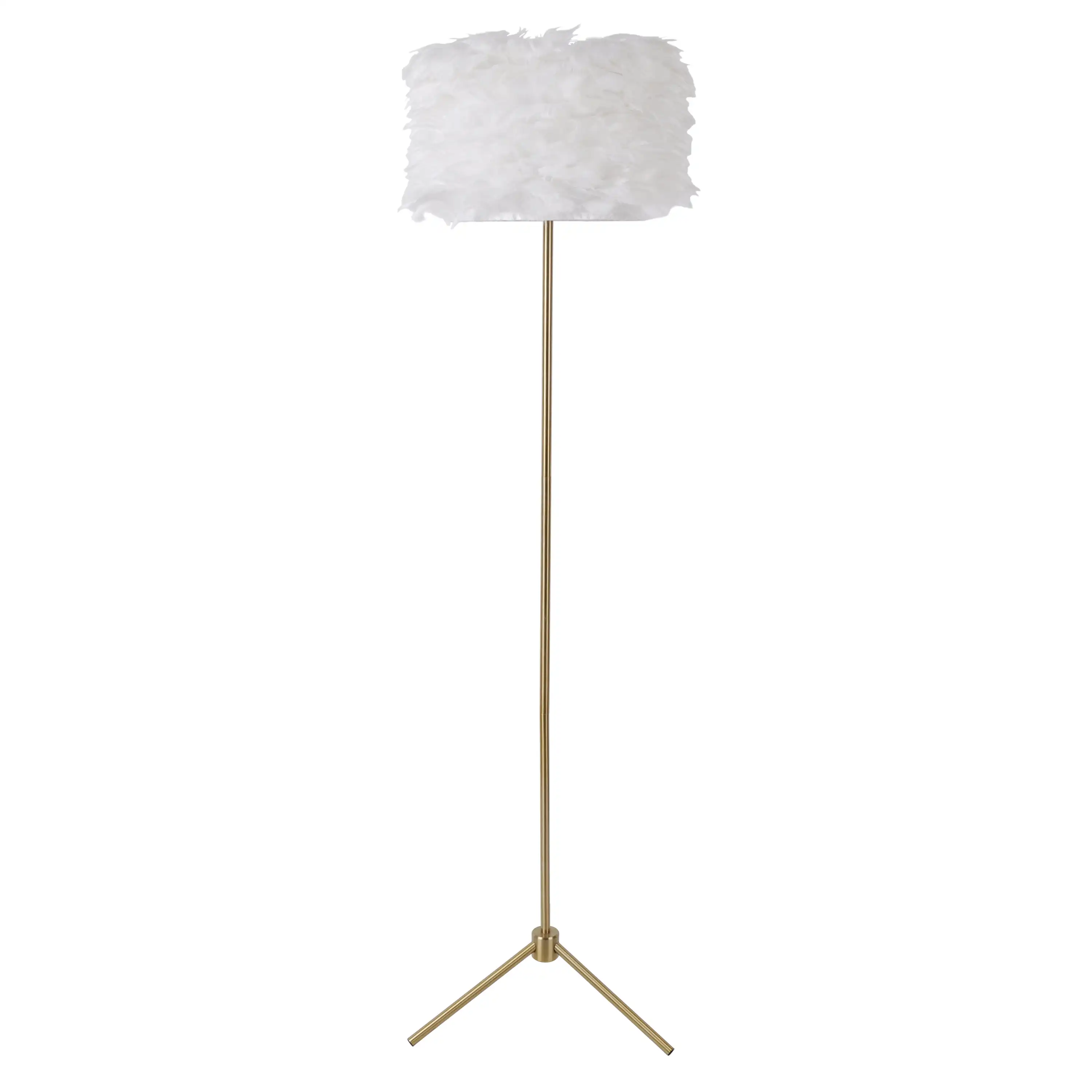 

59" Fiona Feather Shaded Tri Leg Floor Lamp