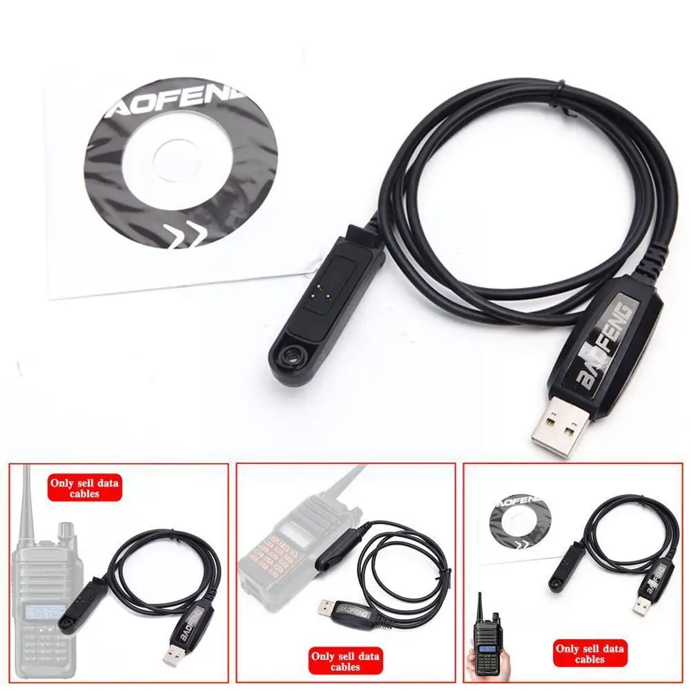 

Usb-кабель для программирования Baofeng, портативная рация, шнур для передачи данных, K-порт, программа для детской радиостанции, A58, фотоаксессуа...