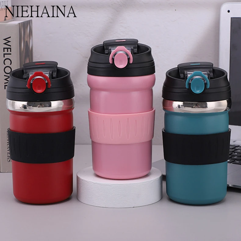 

Thermal Bottle 304 Stainless Steel Water Bottle Stainless Steel Coffee Convenient Car Cup Water Bottle Keeps Cold And Heat