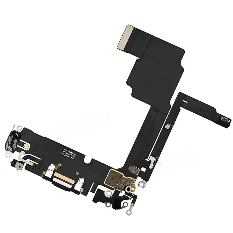 Фото Кабель-шлейф USB-C для зарядки B27B (фиксация проблемы с зарядкой), с встроенным микрофоном для 15 Pro, без функции передачи данных №5