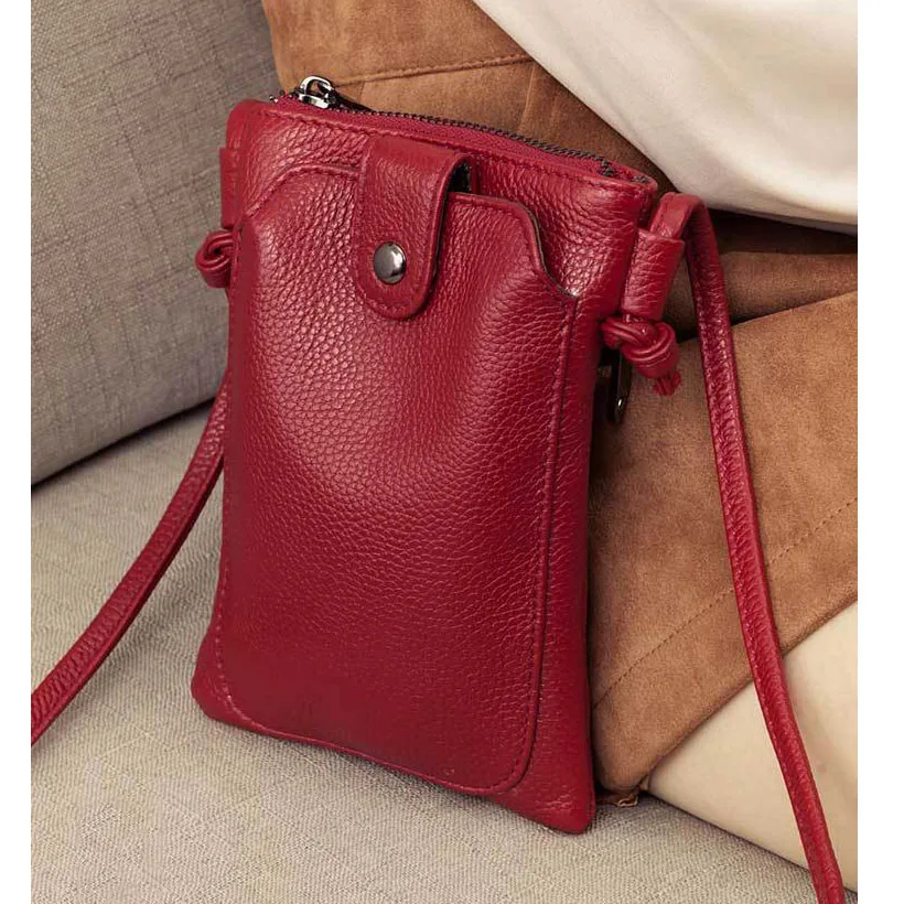 

Crossbody Bags for Woman Messenger Bags New Arrival Women Shoulder Bag Genuine Leather Softness Small Mini Clutch Bag