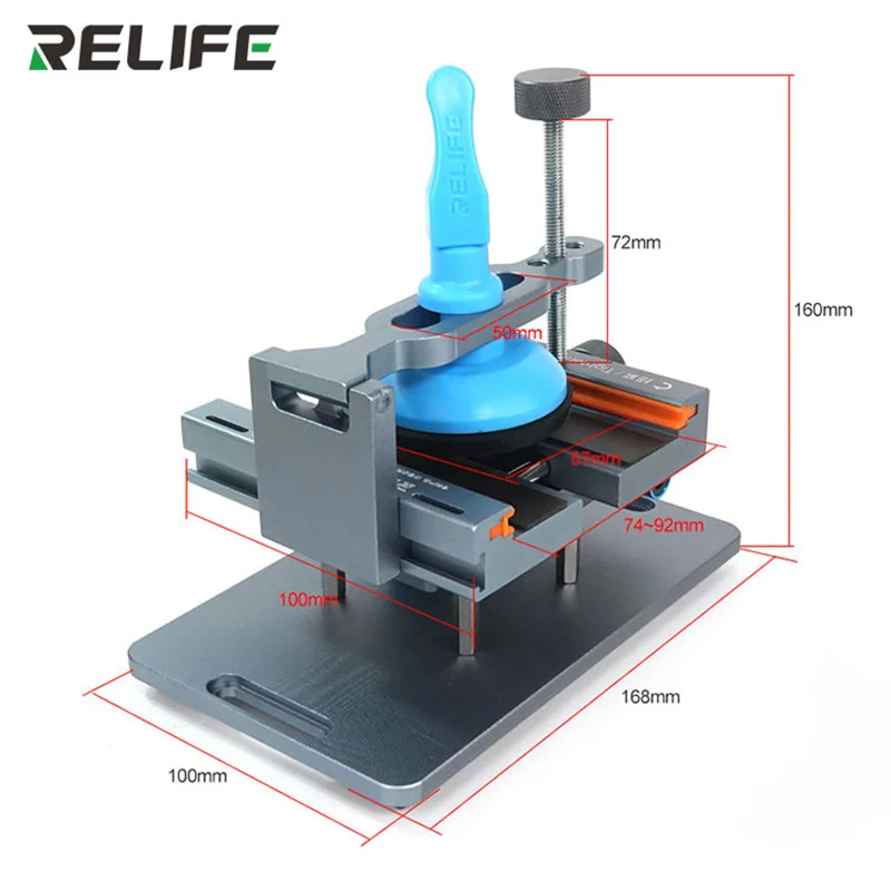 Универсальный вращающийся зажим RELIFE RL-601S Plus 2 в 1 для разделения экрана стеклянной