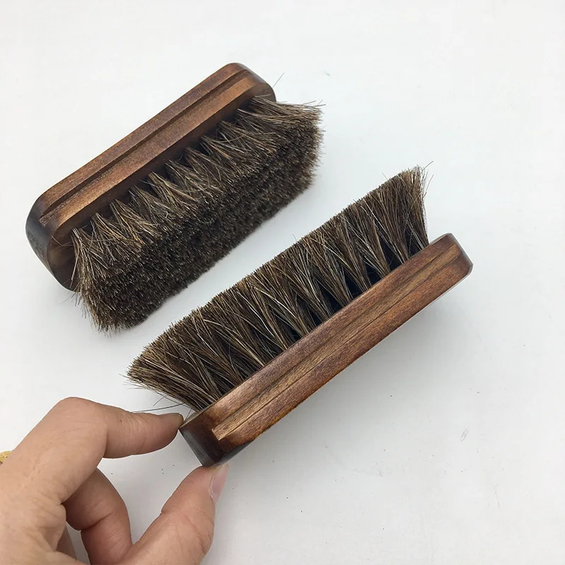 Grinding Horse Hair Shoes Cleaner Pony Brush Polishing Tools
