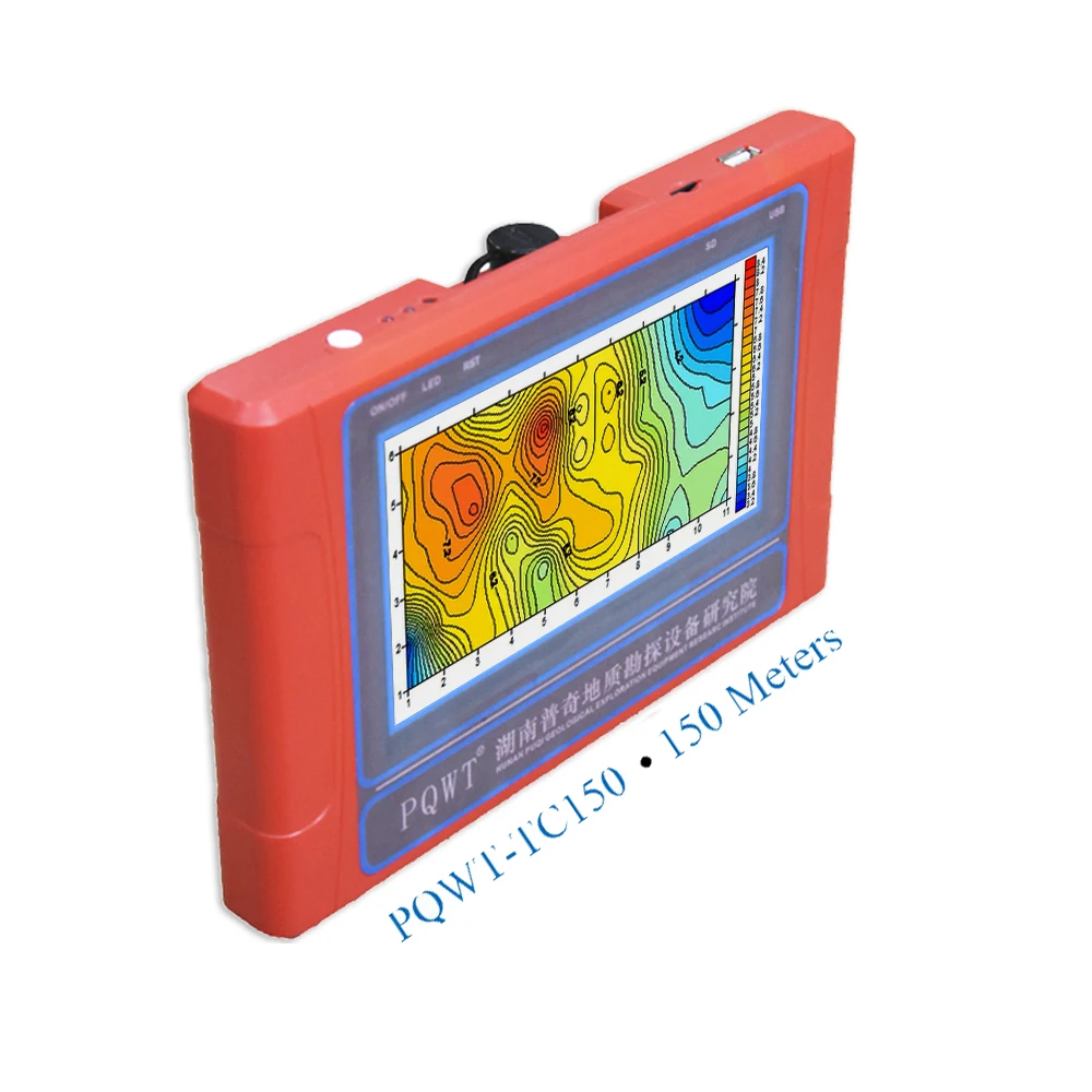 

PQWT-TC150 детектор воды, обнаружение отверстий, поиск сельскохозяйственных ирригационных приборов для определения местоположения подземных вод