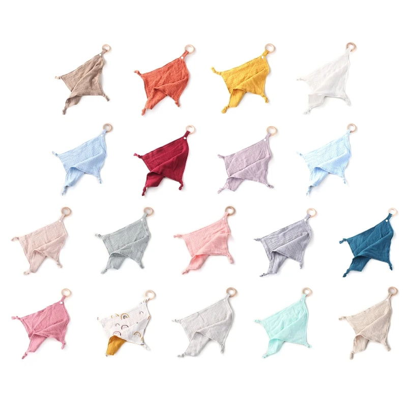 

Baby Soothing Bib Newborn Cotton Burp Cloth Towel Bandana Drool Bib Machine Washable Unisex for Infant Newborn Boy Girls P31B