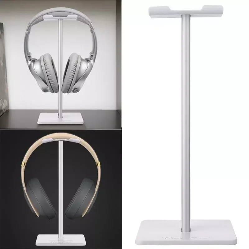 

2023New Alloy Headphone Stand Holder Rack, Support Gamer Headset Stand, Aluminum Black Bluetooth Earphone Hanger, PC Gaming Acce