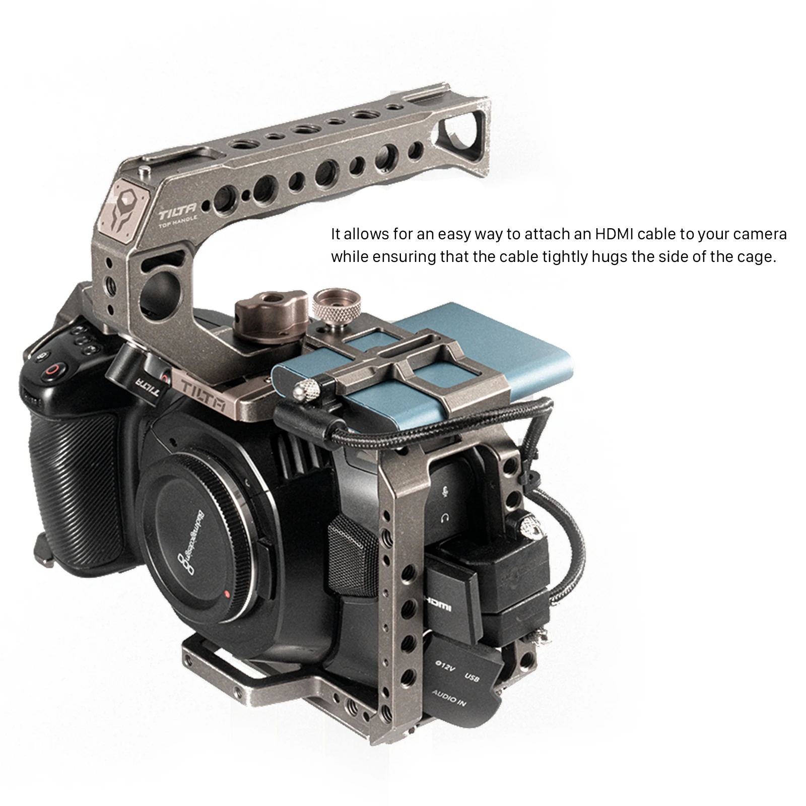 Фото TILTA TA-T01-HDA-90 HDMI 90-градусный адаптер совместимый с BMPCC 4K/6K BMPCC 6K PRO №5
