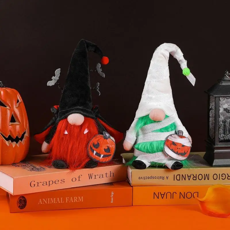 

Декор для Хэллоуина, безликая кукла, тыква, Осенние гномы, украшения, пугающий Хэллоуин, плюшевые набивные куклы гнома, Шведский томте, эльф
