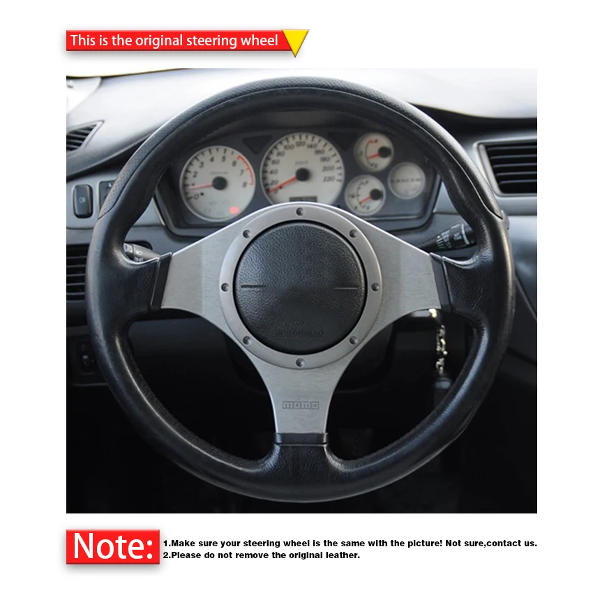 Черный кожаный чехол из углеродного волокна для Mitsubishi Lancer Evolution 8 VIII 2003-05 9 IX 2005-07