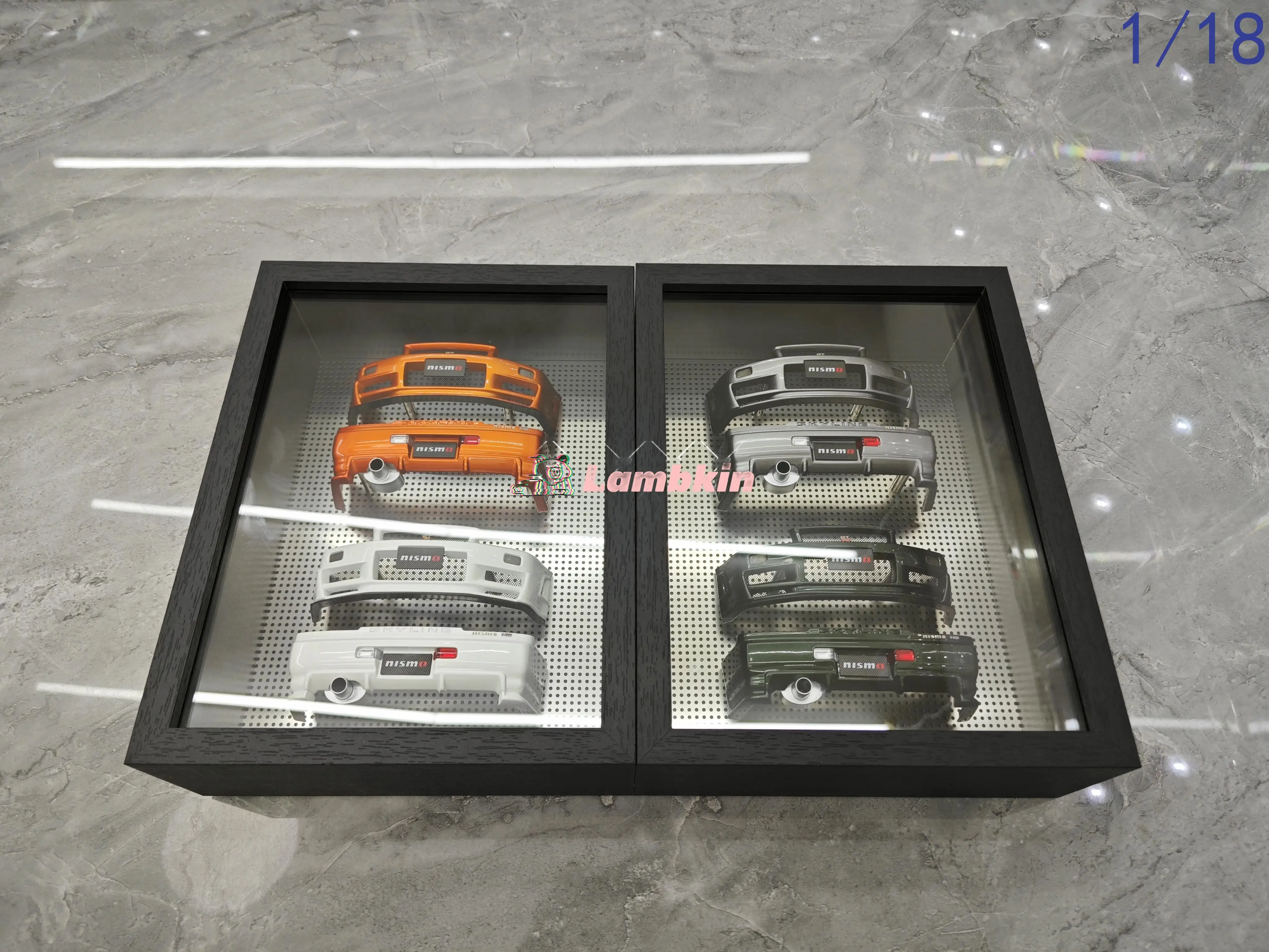 MOTORHELIX 1/18 R34 бампер фоторамка подарок украшение из сплава домашний статический
