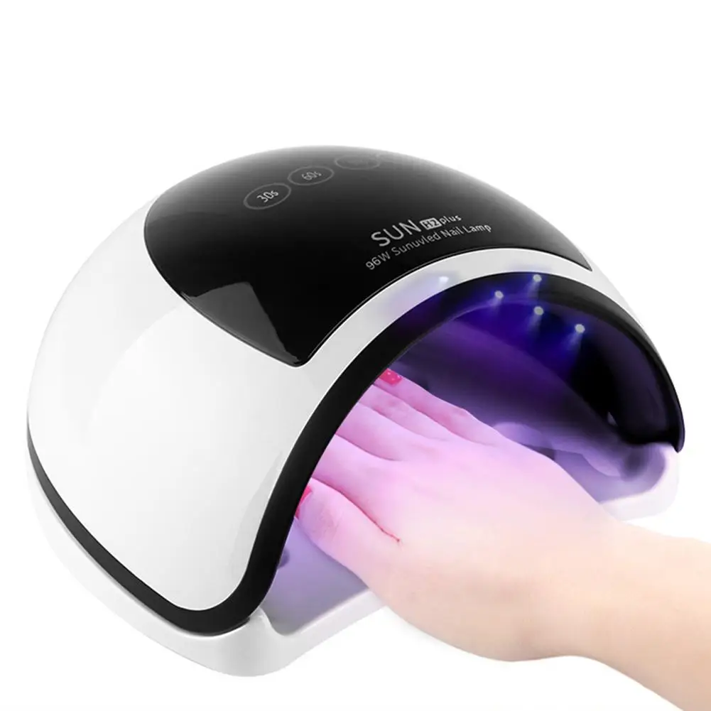 

Intelligence 96W LED Nail Dryer UV Gel Varnish Polish Phototherapy Light Delicate Portable Durable Nail Manicure Tool