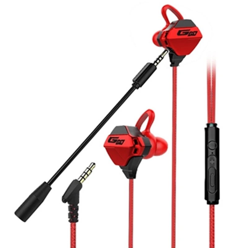 

Game Headset Wired Headphones ESports Gaming In-Ear With Mic for Pubg PS4 CSGO Mobile Computer Game Wired Earphone Gamer Earbuds