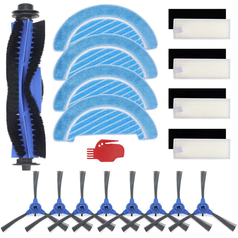 

Replacement Parts Roller Brush Side Brushes HEPA Filters For Conga 1090 Robot Vacuum Cleaner Accessories
