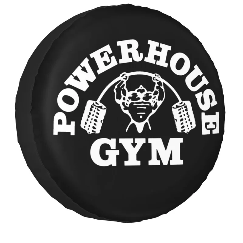 

Powerhouse Gym Spare Tire Cover for Jeep Pajero Custom Bodybuilding Fitness Muscle Dust-Proof Car Wheel Covers 14" 15" 16" 17"