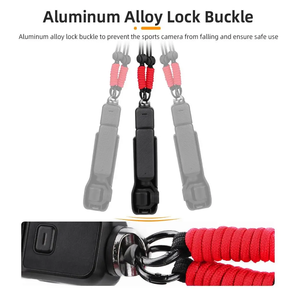 Нейлоновый шейный ремешок с защитой от потери и винтом 1/4 дюйма