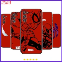 marvel iron man spiderman phone cover hull for samsung galaxy s6 s7 s8 s9 s10e s20 s21 s5 s30 plus s20 fe 5g lite ultra edge