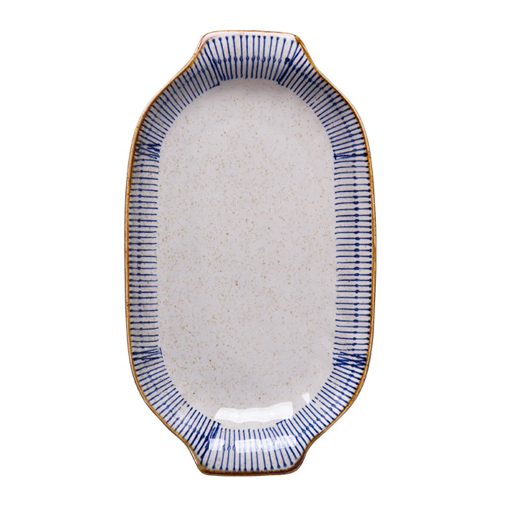 

1 шт., прямоугольный керамический поднос для приготовления пищи