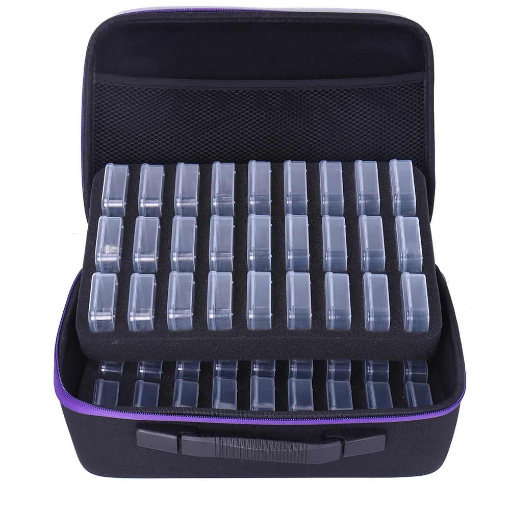 Dispaint 54 Grid 2-слойный футляр для хранения алмазной живописи набор контейнеров