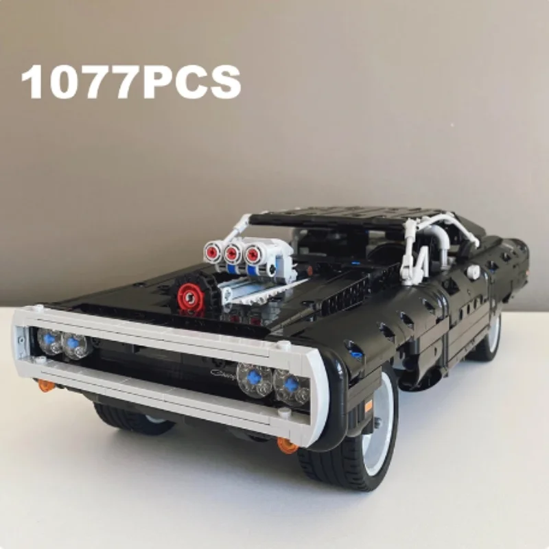 1077 шт. конструктор Dodge Charger гоночный автомобиль модель Moc 42111