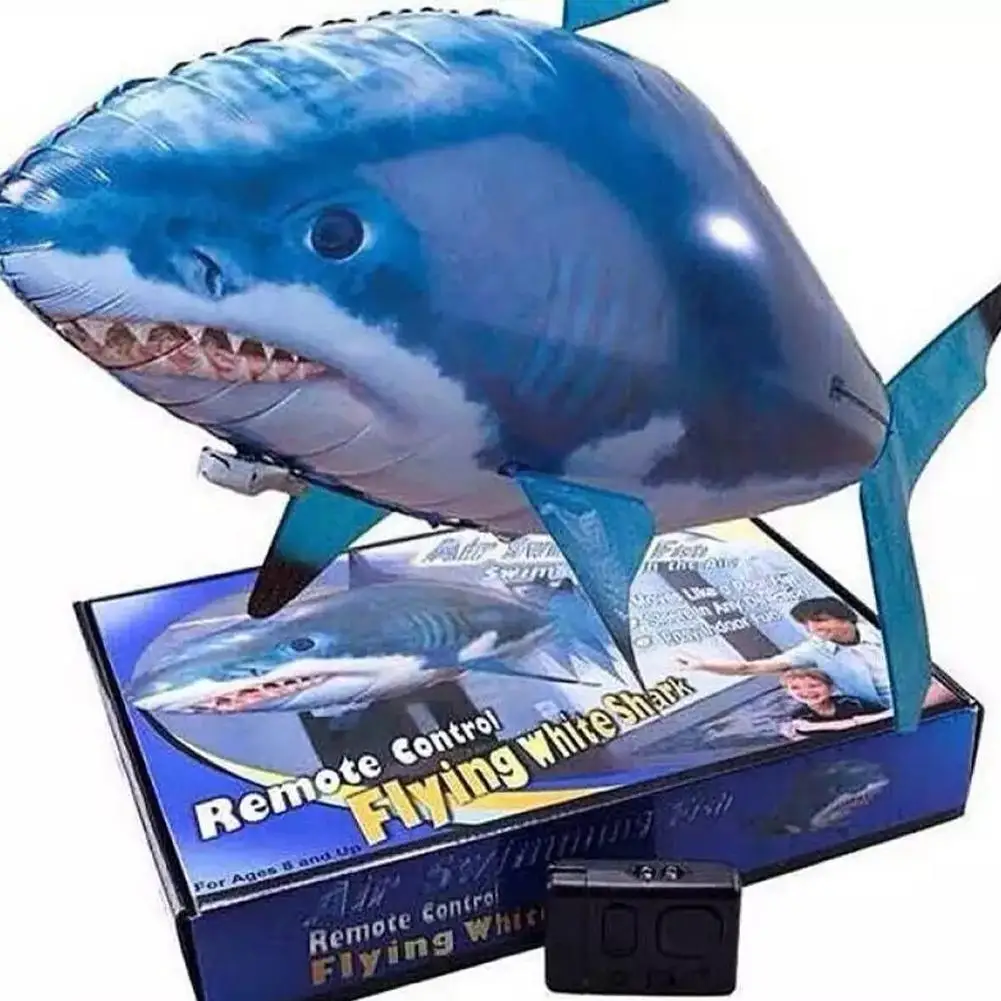 Креативная летающая рыба с дистанционным управлением, Акула, электрическая воздушная надувная летающая рыба, Ранняя радиоуправляемая игрушка-животное для детей, подарок U2P6