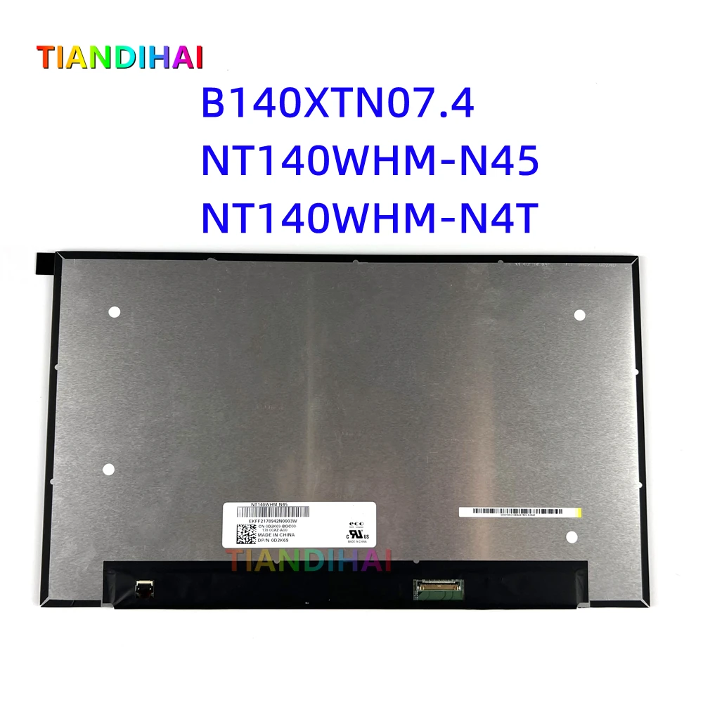

14.0'' HD LED Panel Matrix Matte 1366x768 30pins NT140WHM-N45 NT140WHM-N4T B140XTN07.4 LCD For Dell Latitude 5400 5401 P98G001