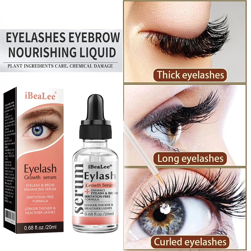 

20ml Fast Eyelash Growth Serum 7 Days Eyelashes Eyebrow Enhancer Products Longer Fuller Thicker Lashes Treatment Nourish Care