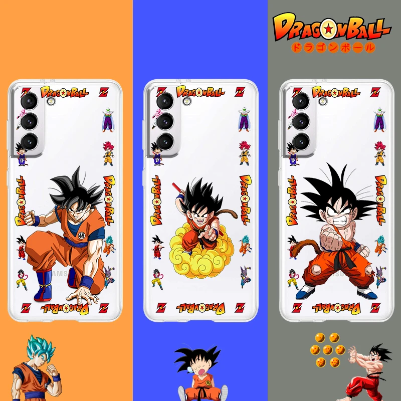 

Anime Dragon Ball Goku DBZ For Samsung Galaxy S22 S21 S20 Ultra Plus Pro S10 S9 S8 S7 4G 5G Soft Transparent Phone Case Funda