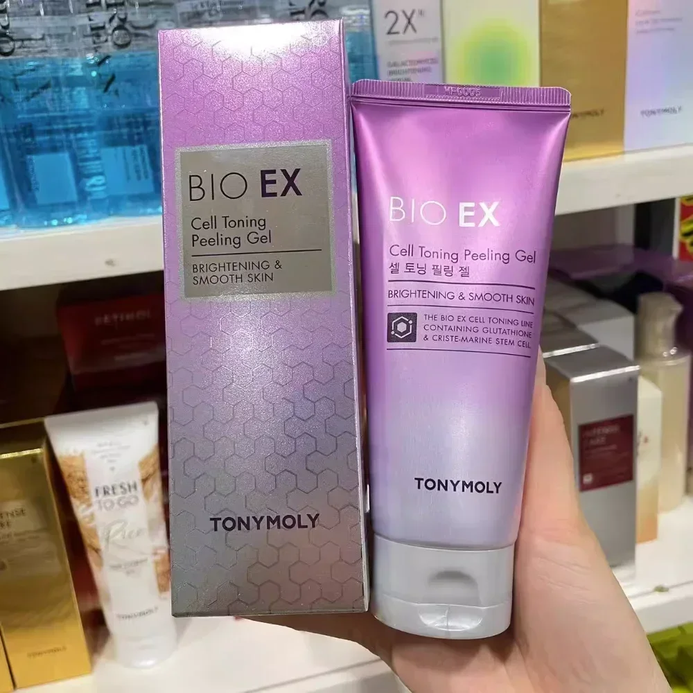 Фото TONYMOLY BIO EX Cell Toning Peeling Gel 120 мл Отшелушивающий гель для осветления и разглаживания кожи, очищения пор, корейское средство для ухода за кожей №2