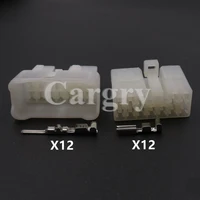 1 set 12p 7123 1210 car male female cable adapter 7122 1210 automobile audio electric wiring unsealed socket