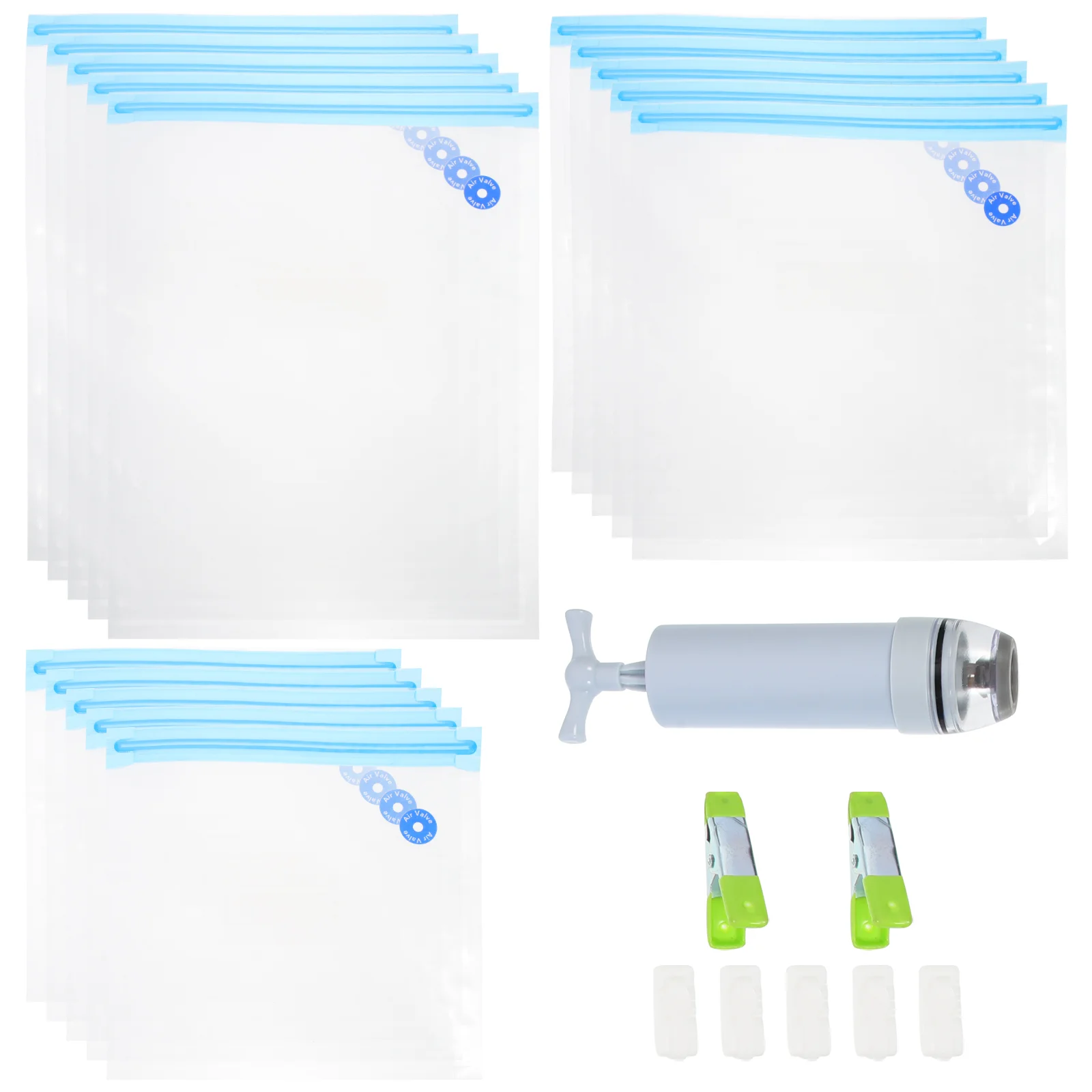 

Bagsvacuum Bag Storage Sealer Reusable Freezer Sous Vide Sealing Zipper Keeping Vegetables Meat Fruits Fresh Sealed Snacks