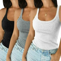 women plain strappy summer cami vest tops ladies stretchy casual tank t shirt sexy streetwear for women casual crop tops