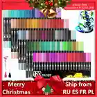 Акварельная ручка, кисть, маркеры с двойным наконечником, фломастеры для рисования и раскрашивания, художественные маркеры 12, 24, 36, 48, 60, 72, 100, 120 цветов, ручки