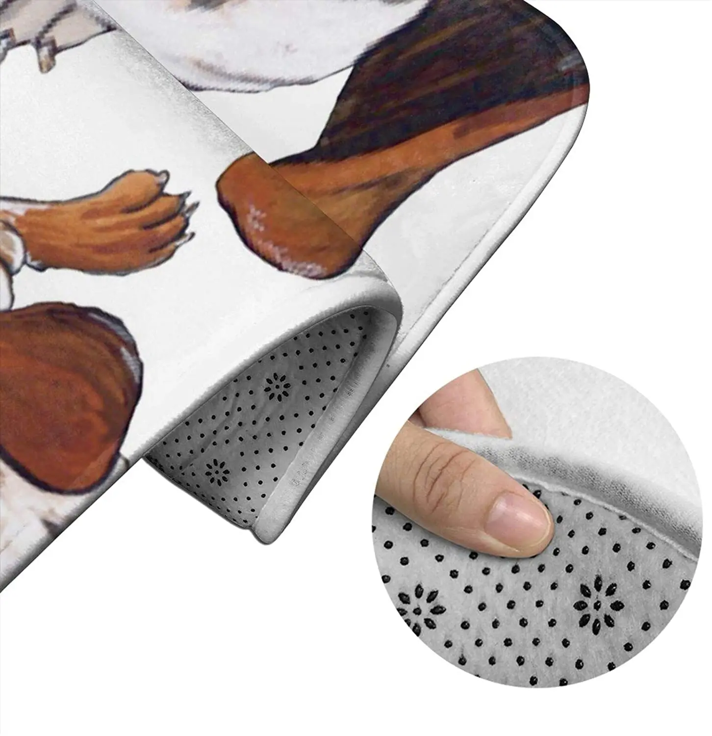 

Make Your Own Basset Hound Bathroom Mat Sets 3 Piece Set Rugs Memory Foam Mat Set Toilet Seat Cover Bath mat Lid Cover