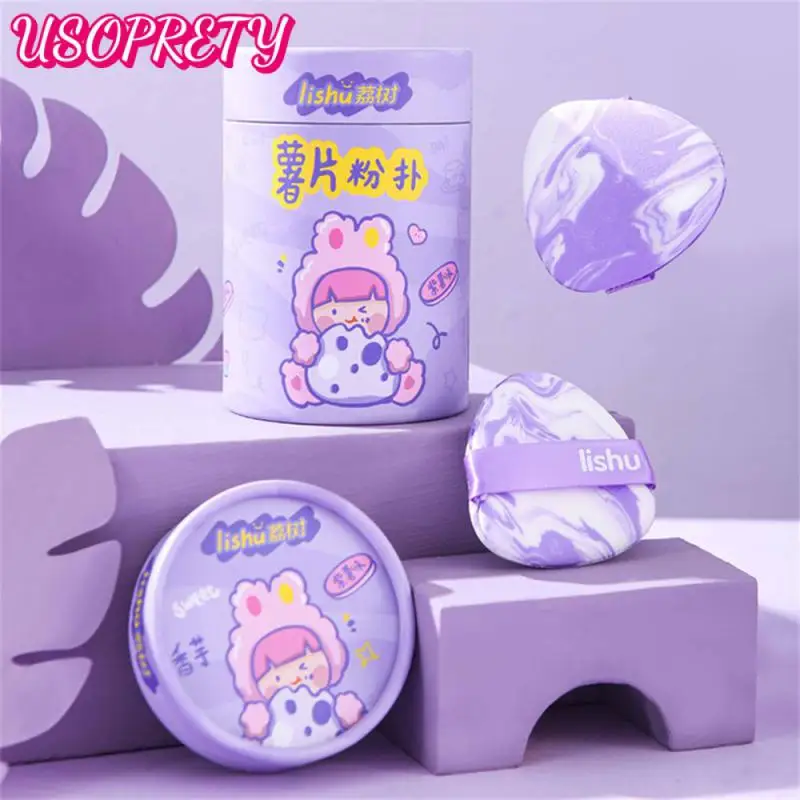 

Skin-friendly Sponge Flutter Puff Comfortable Air Cushion Puff Beauty And Health Hydrophilic Polyurethane Good Resilience 1box