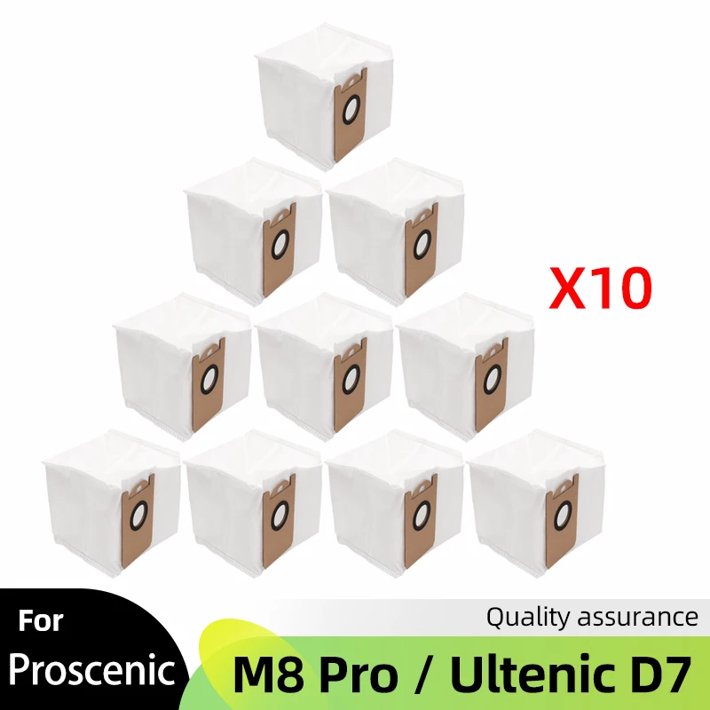 

Сменный аксессуар для робота-пылесоса Proscenic M8 Pro / Ultenic D7, основная боковая щетка, фильтр НЕРА, тряпичная салфетка, мешок для пыли