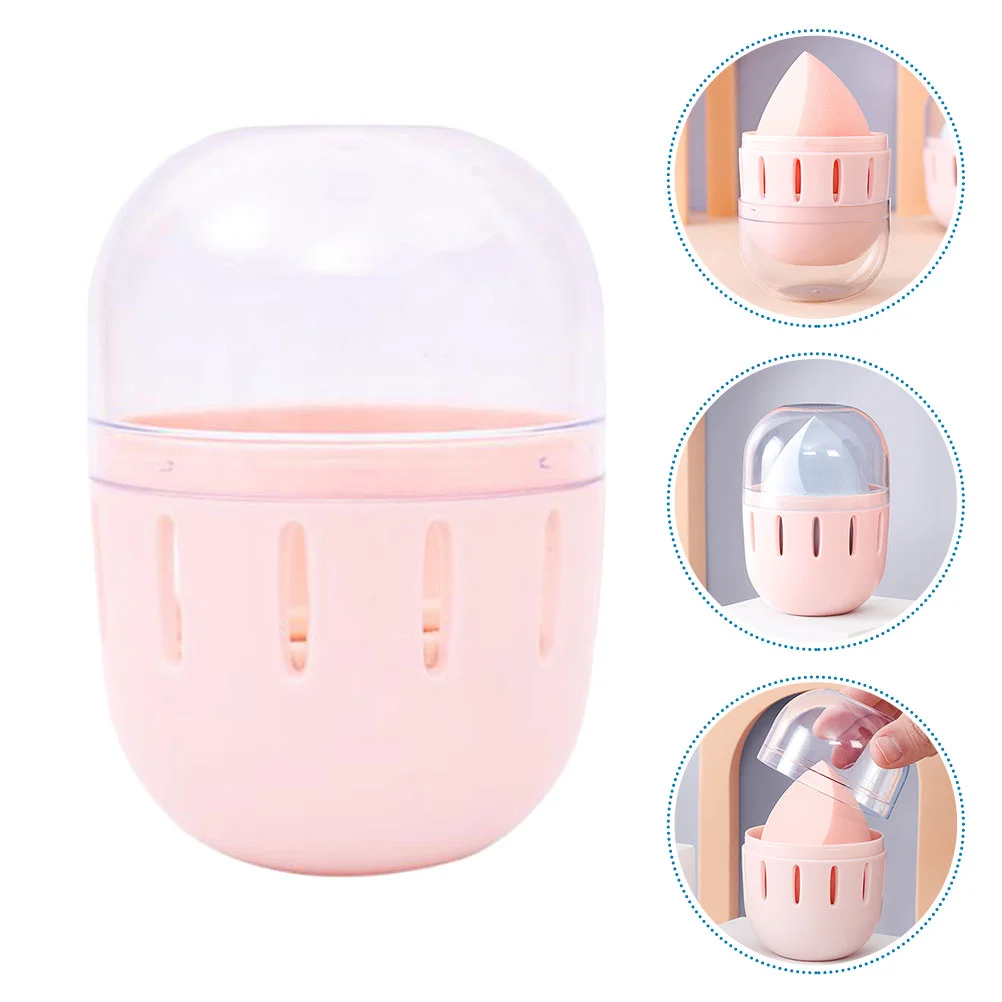 

Sponge Makeup Case Organizer Storage Box Holderportablestand Travel Puff Rack Egg Powder Drying Support