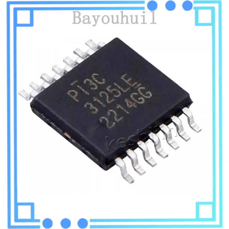 

10Pcs PI3C3125LEX TSSOP-14 New and original Integrated Circuit IC Chip PI3C3125LEX