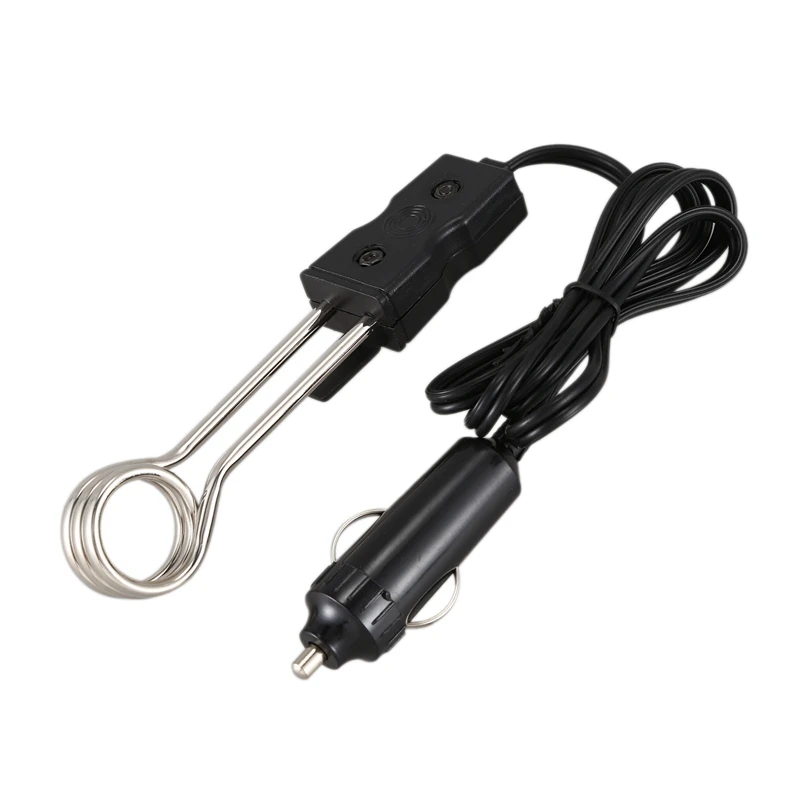

Portable 24V Electric Car Boiled Immersion Water Heater Traveling Camping Picnic New