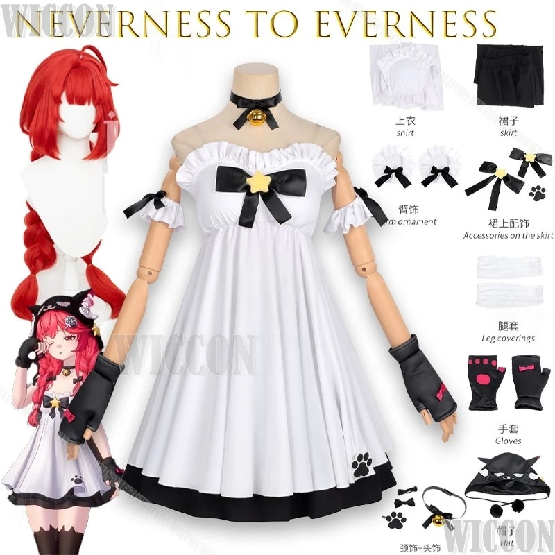 Фото Костюм для косплея Neverness To Everness Нанни Коллинз Мяньмянь Фэйху, платье Лолита для аниме-игр, наряд для ролевых игр, женский костюм для Comic Con №2
