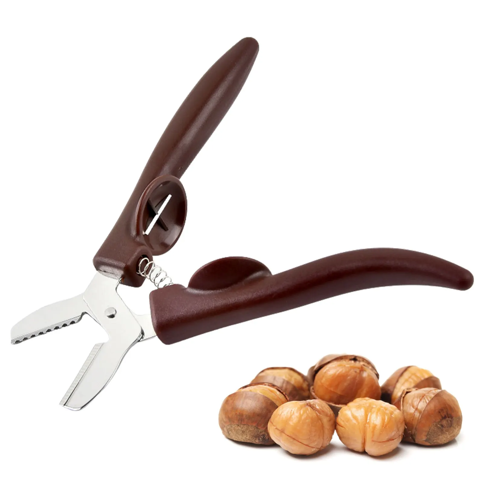 

Chestnut Cracker Tool Chestnut Peeler Scissors Nut Cracking Tools Durable Chestnut Opener Chestnut Cutter For Chestnut Pecan