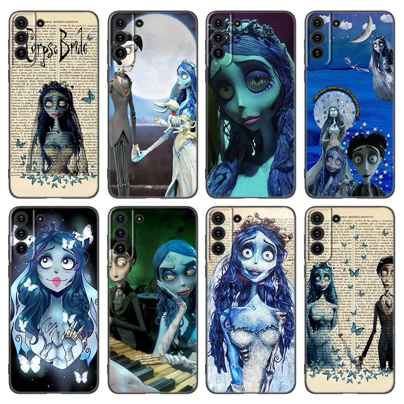 The Zombie Bride Phone Case For Samsung Galaxy S22 S21 S20 Ultra FE S10E S10 Lite S9 S8 Plus S7 Edge Soft TPU Black Cover