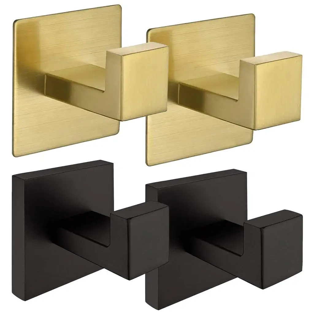

2 Packs Removable Hooks Hanger Self Adhesive Stick