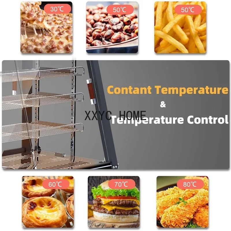 Коммерческий подогреватель пищи столешница пиццы дисплей для кондитерских