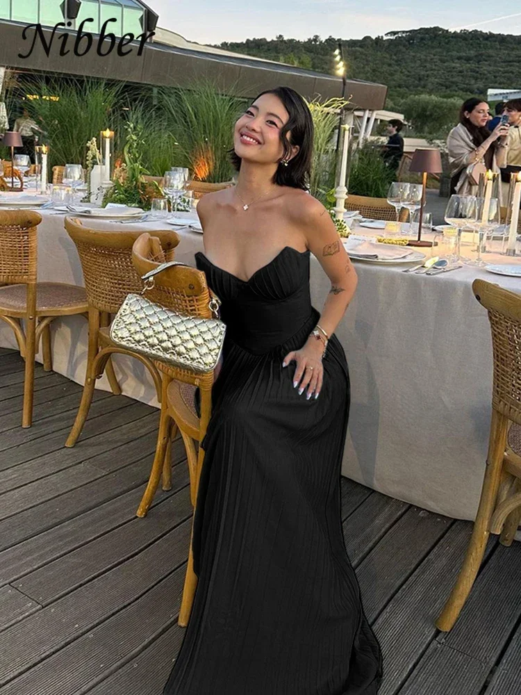 BWQ многоуровневое платье-труба расклешенное и удобное складное подол