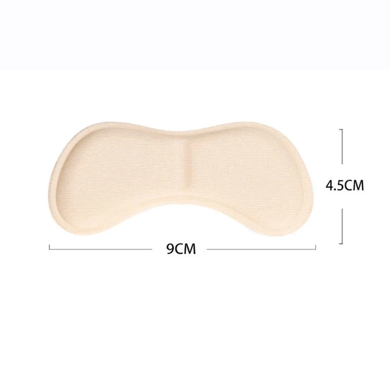 4 Pairs Heel Insoles Pads Patch Pain Relief Anti-wear Cushion Feet Care Heel Protector Adhesive Back Sticker Shoes Insert Insole