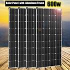 солнечная батарея солнечная панель Комплект солнечных панелей 600 Вт 300 Вт, зарядное устройство 12 В 24 В, домашняя система, алюминиевая рама, удлинительный кабель для автомобиля, кемпинга, Rv, 1000 Вт