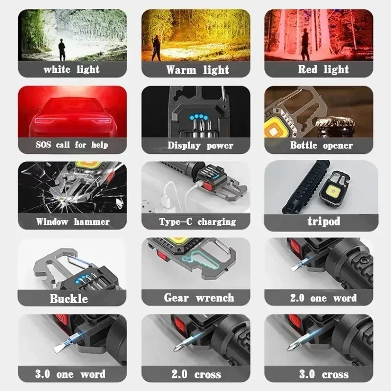 Мини-фонарик со светодиодной подсветкой