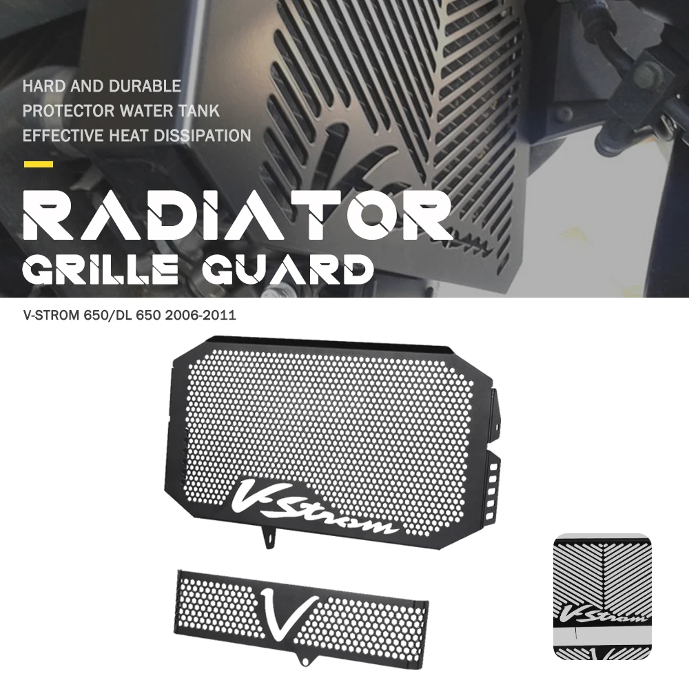 

Motorcycle For SUZUKI V-STROM VSTROM 650 DL 650 Radiator Grille Guard Protective Cover Protection 2006 2007 2008 2009 2010 2011