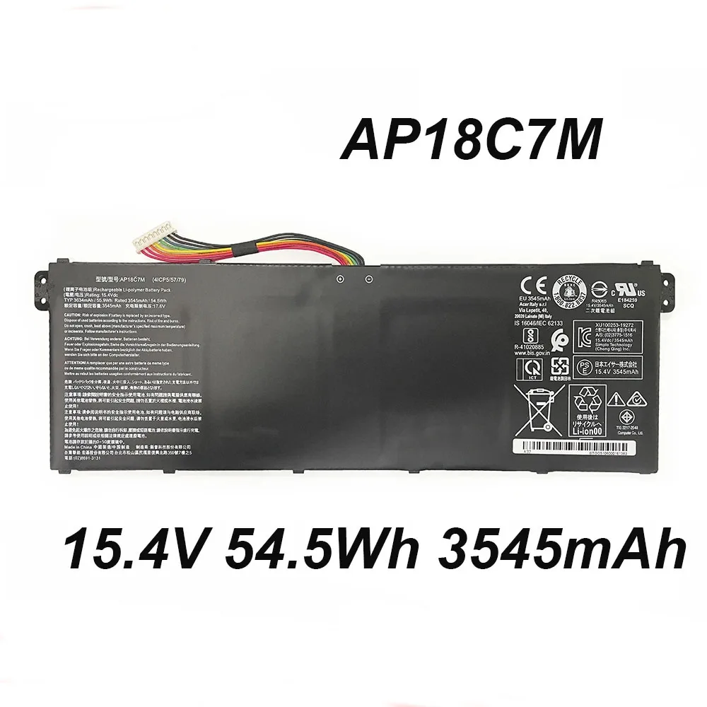 AP18C7M AP18C7K 54 5 Втч Аккумулятор для ноутбука Acer Swift 3 SF313-52 SF313-52G SF313-53 SF514-54T 54GT 55T 55TA Series