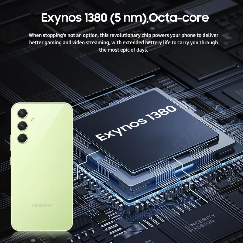 2023 New Samsung Galaxy A54 5G Smartphone Exynos 1380 6.4